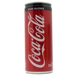 CANETTES COCA COLA SANS SUCRE